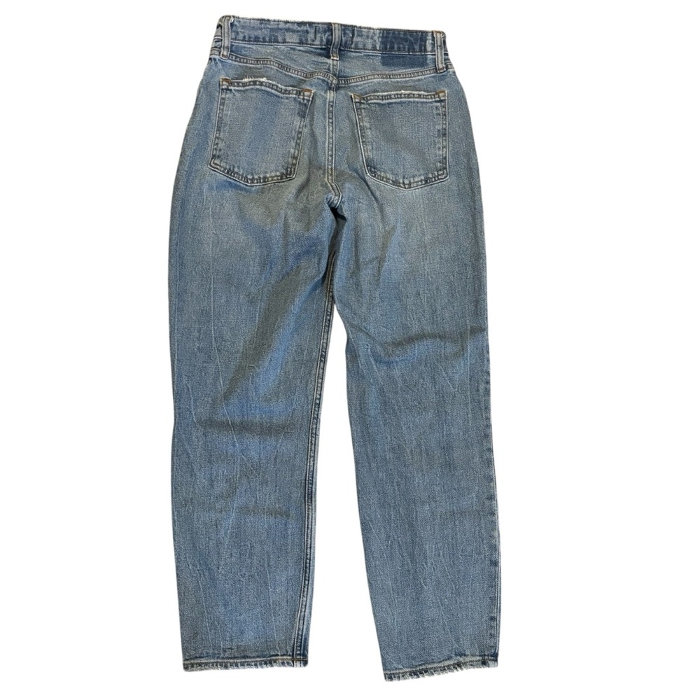 Abercrombie & Fitch Jeans Size 6 The Mom High-Rise Light Blue Curve Love Cotton - Picture 6 of 14